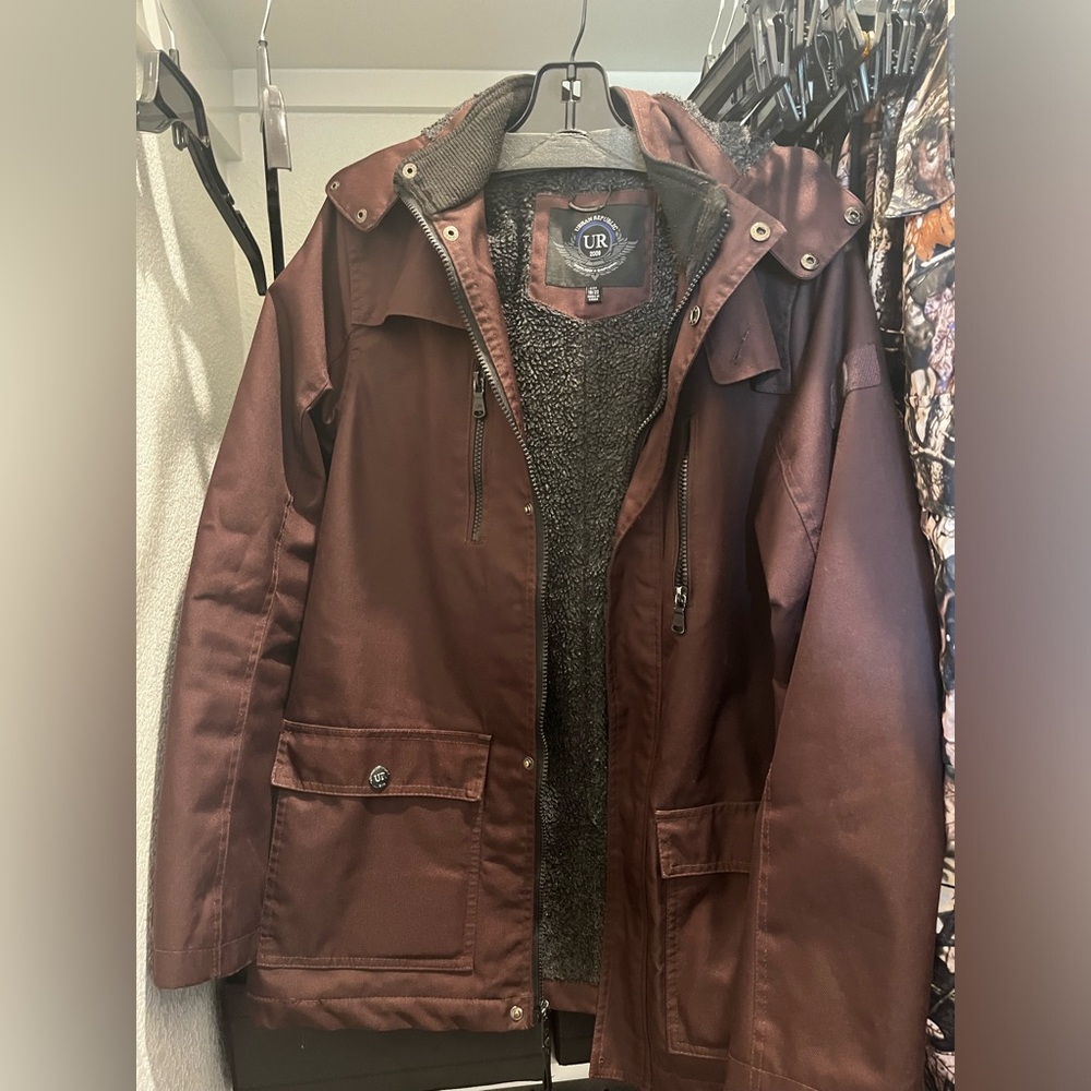 Burgundy Urban Republic Coat
